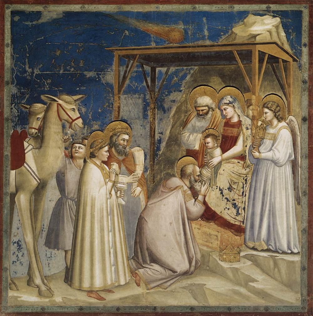 La Natività dipinta da Giotto 