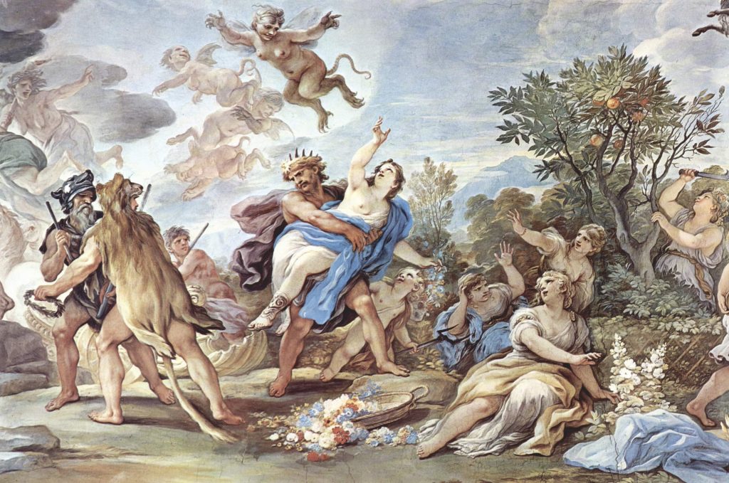  Il "Ratto di Proserpina", di Luca Giordano  al tempo dei miti greci