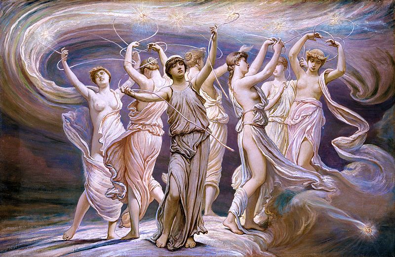 Le Pleiadi, opera di Elihu Vedder, 1885 