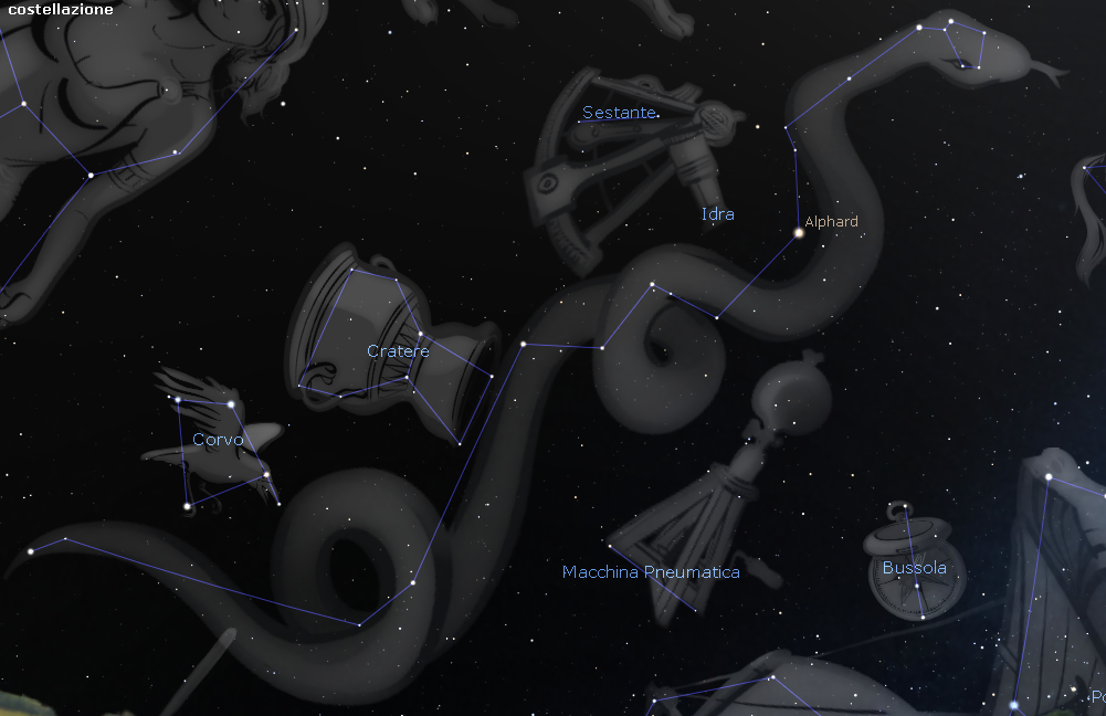 La costellazione dell'Idra