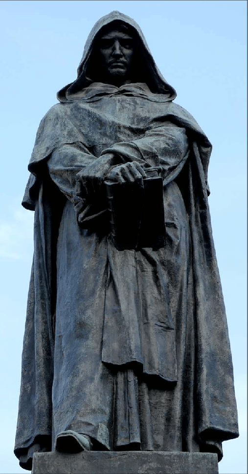 Giordano Bruno statua in bronzo