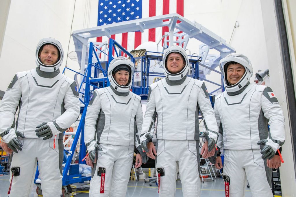 Ecco l'equipaggio. Credit: SpaceX