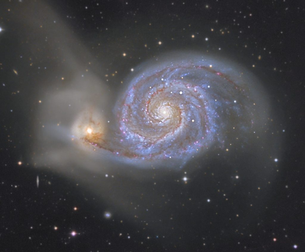 M51, una galassia dell'Universo