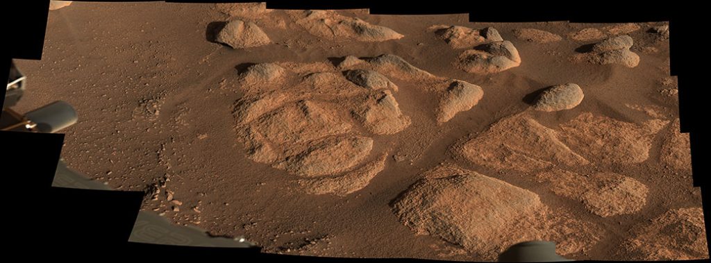 Rocce su Marte riprese da Perseverance 