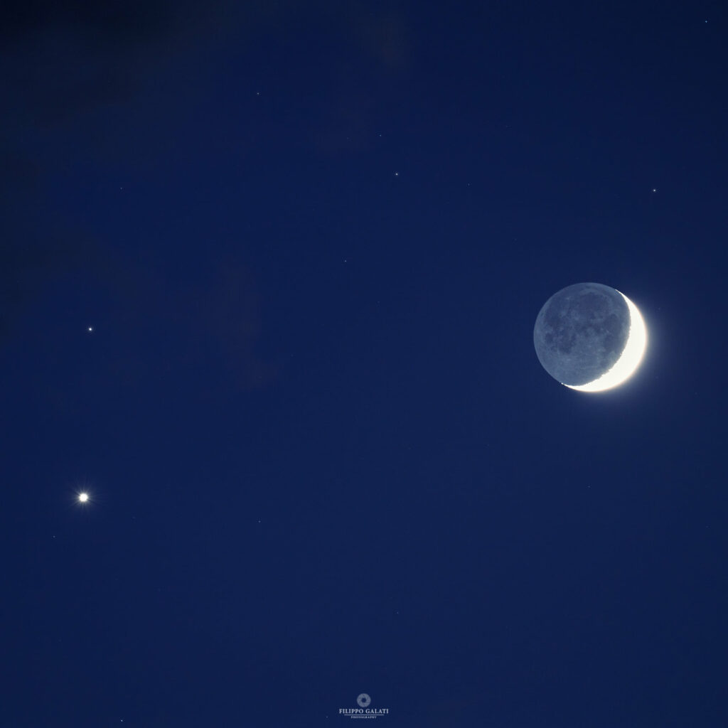 La Luna e Venere