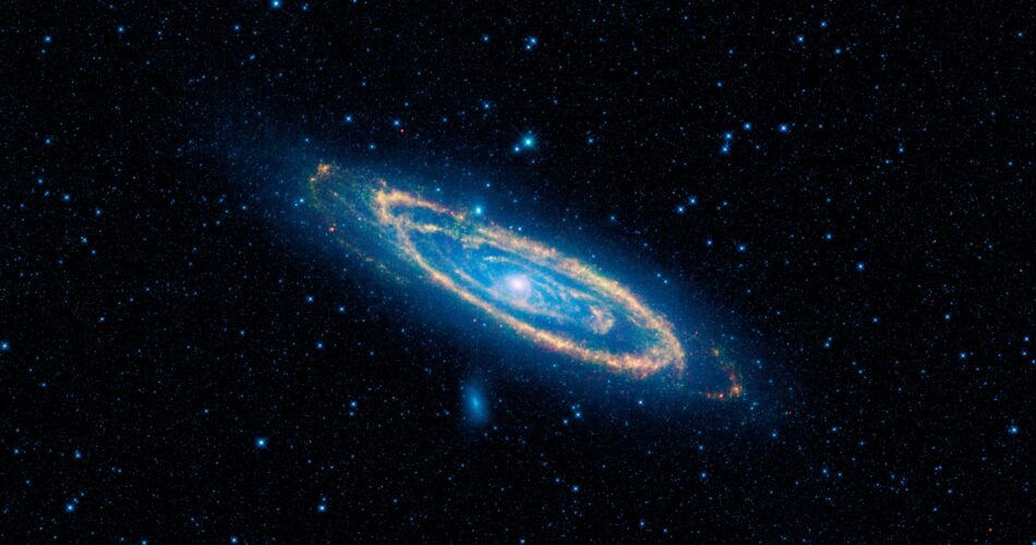 La galassia di Andromeda all'infraross