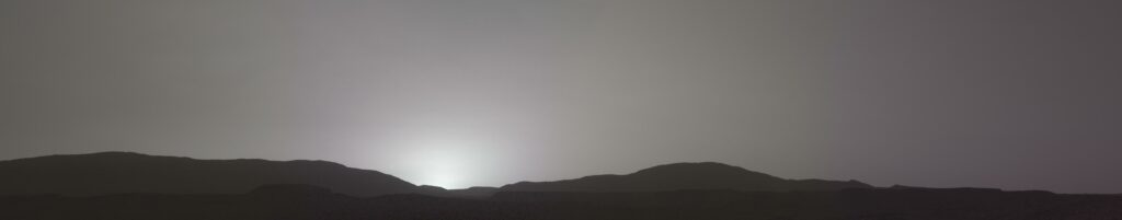 Tramonto su Marte