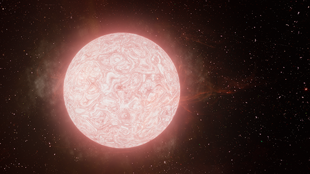 Supernova, stella supergigante rossa