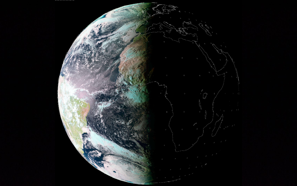 La Terra all’equinozio ripresa dallo spazio