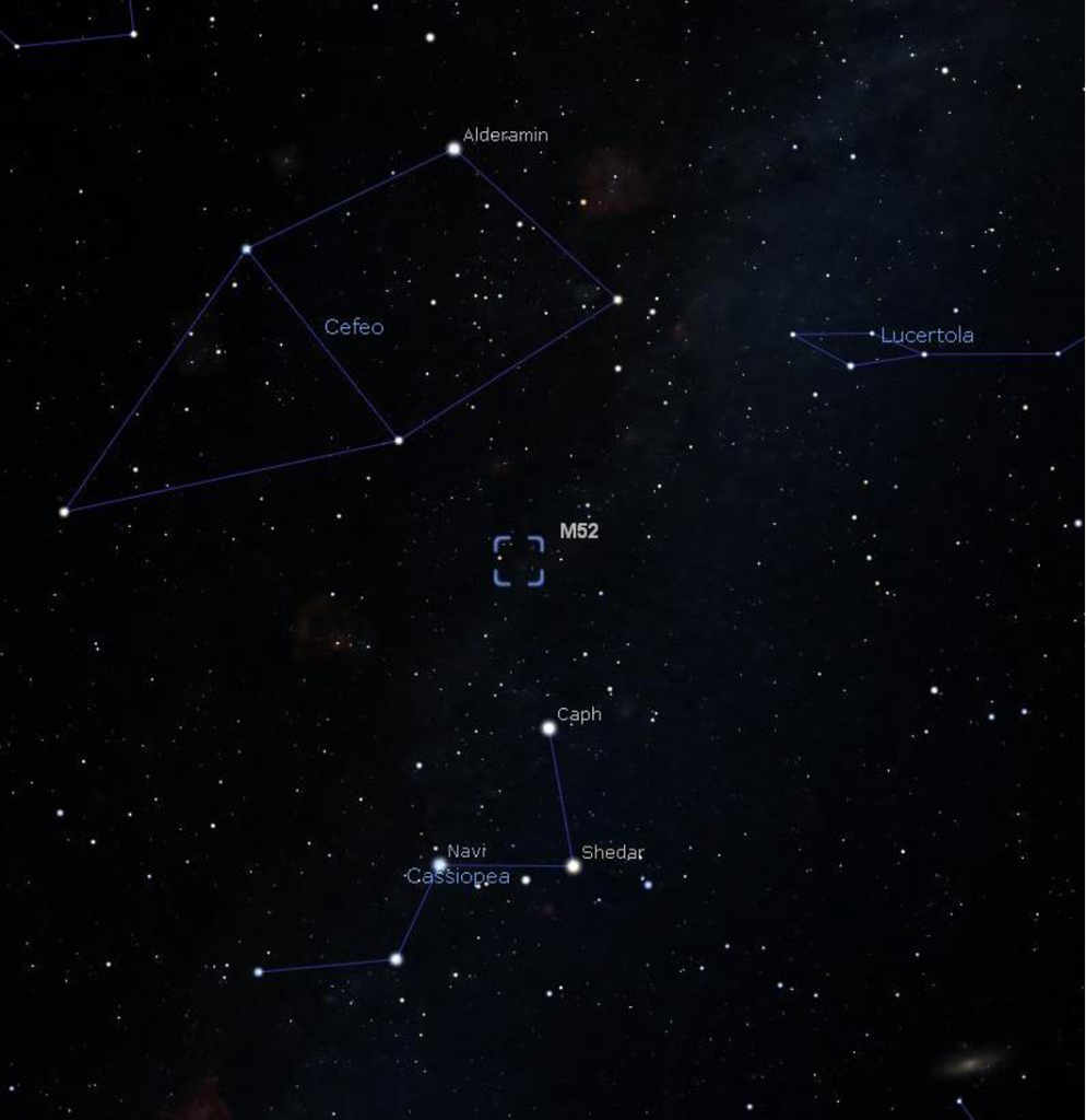 Posizione di M52