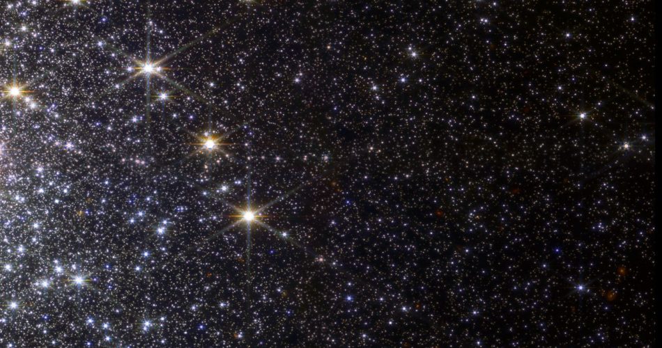 Dettaglio dell'ammasso globulare Messier 92