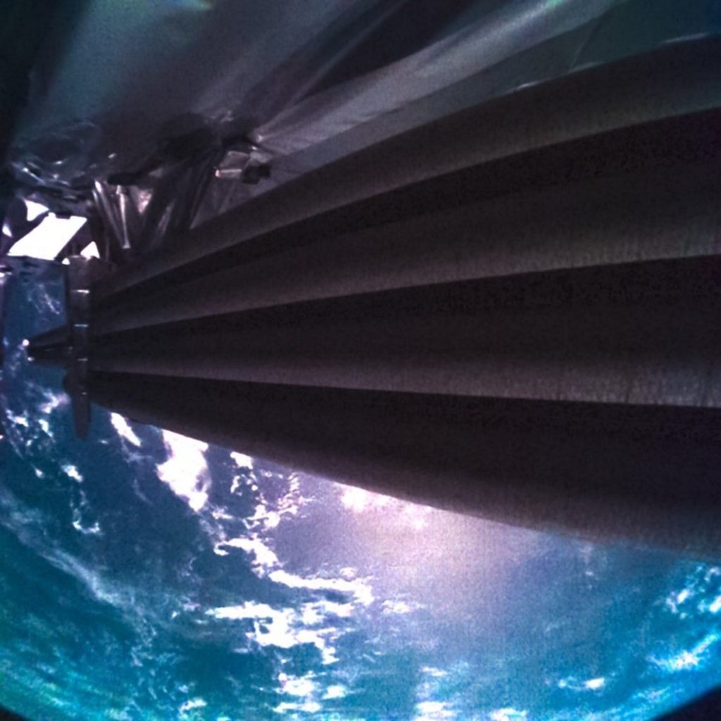 La Terra ripresa dalla sonda Juice