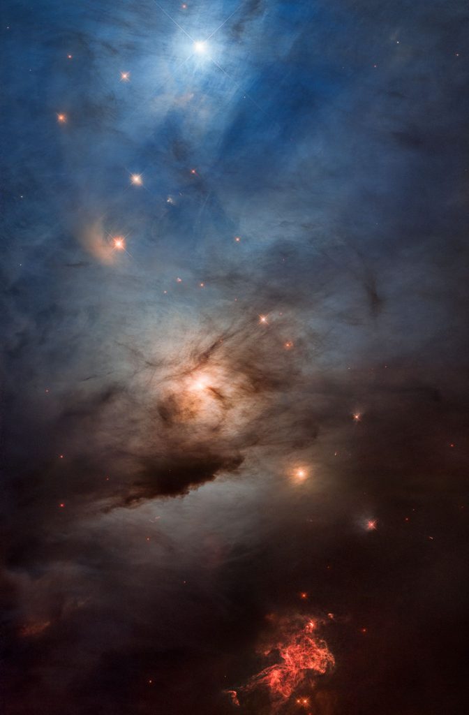 La zona di formazione stellare NGC 1333 fotografata da Hubble