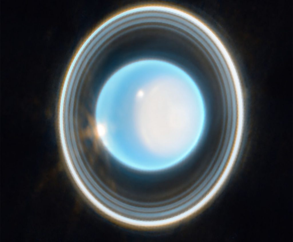 Urano ripreso dal James Webb