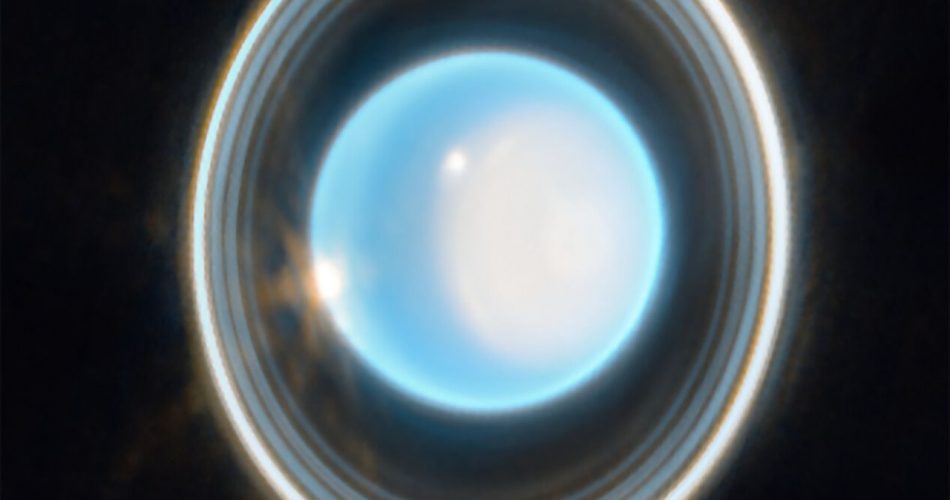 Urano ripreso dal James Webb