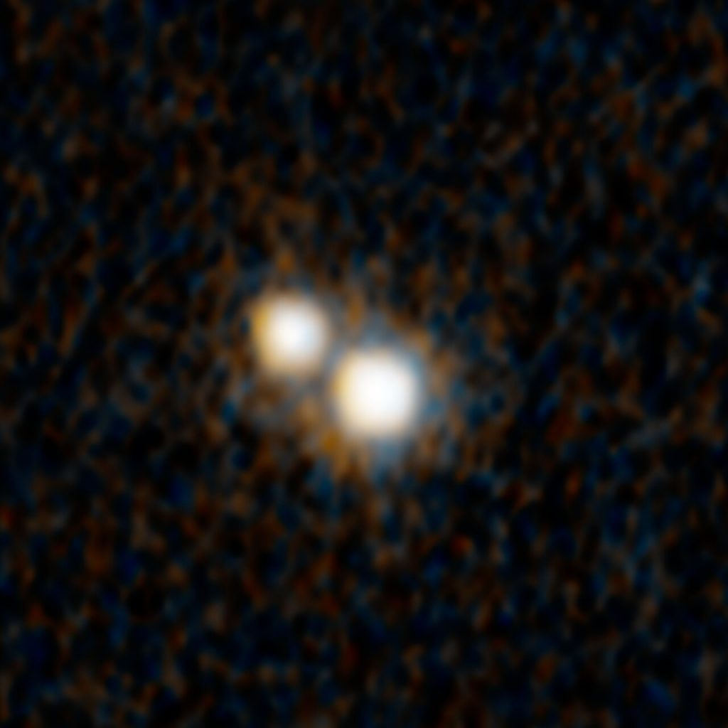 Hubble trova inaspettatamente un doppio quasar nell'Universo lontano

