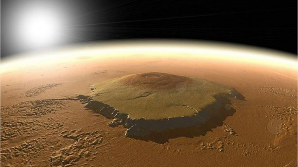 L'Olympus Mons su Marte