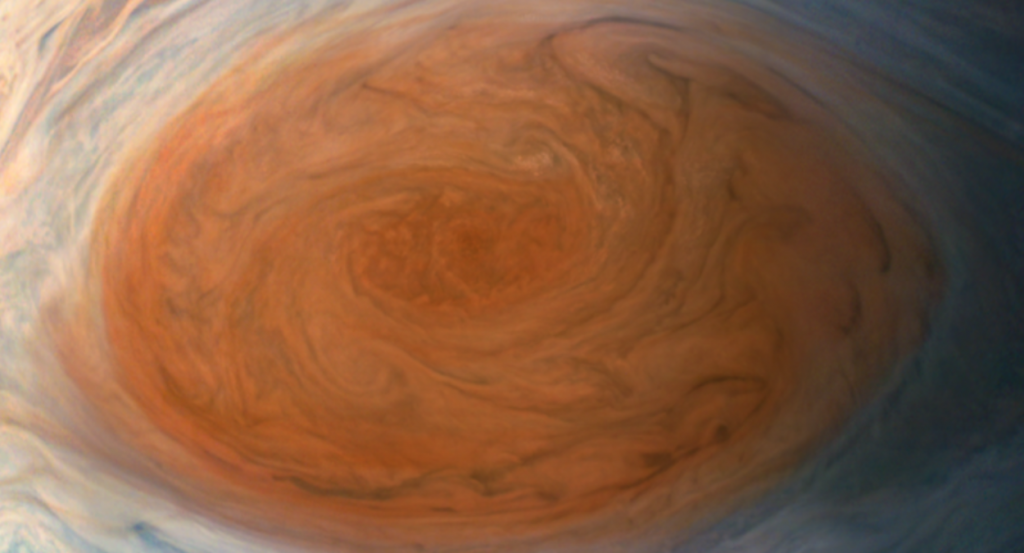 The largest storm in the solar system: real video of Jupiter’s Great Red Spot
