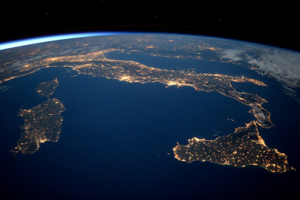 Italia dallo spazio