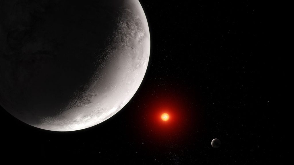 Rappresentazione artistica TRAPPIST-1c