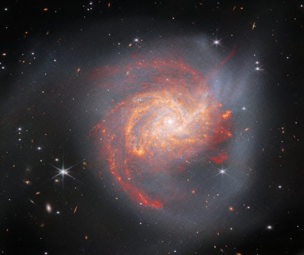 James Webb galassia NGC 3256
