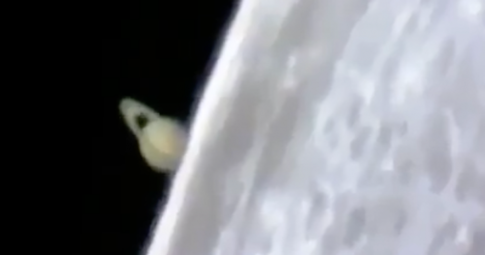 Saturno occultato dalla Luna: guarda il video strepitoso 