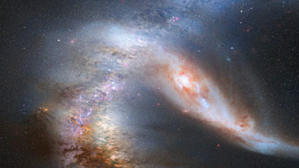 La futura collisione tra Andromeda e Via Lattea