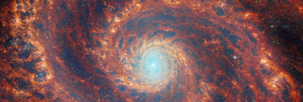 M51 ripresa dal James Webb