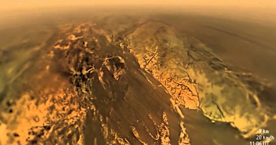 Metano allo stato liquido: ecco il video reale della discesa della sonda Huygens su Titano! Astronomia