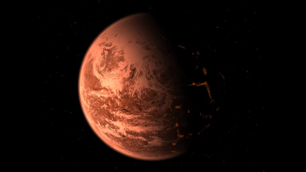 A super-Earth has been found that exceeds the habitable zone of a nearby star