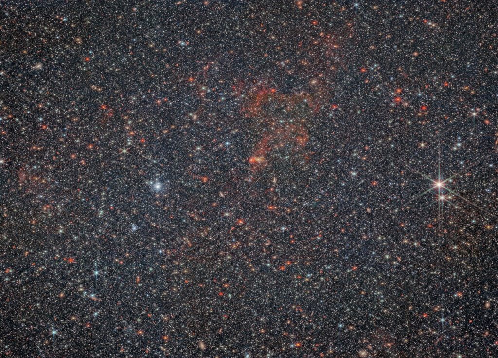 James Webb stelle galassia NGC 6822