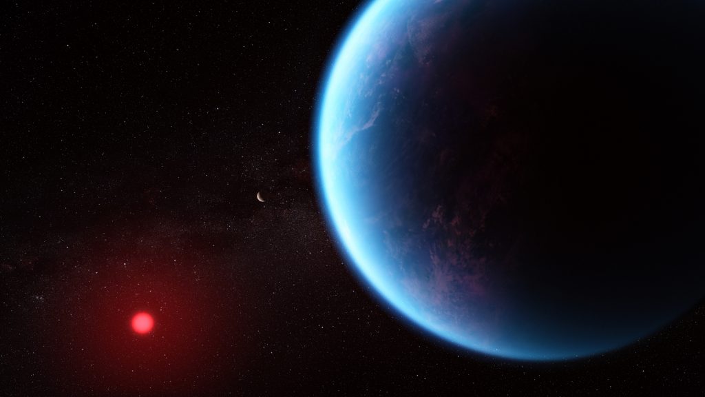 James Webb descubrió dióxido de carbono y metano en la atmósfera de un exoplaneta (¿habitable?).