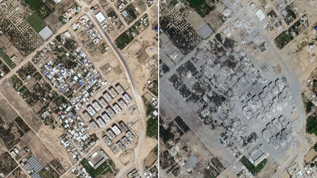 immagini gaza prima e dopo