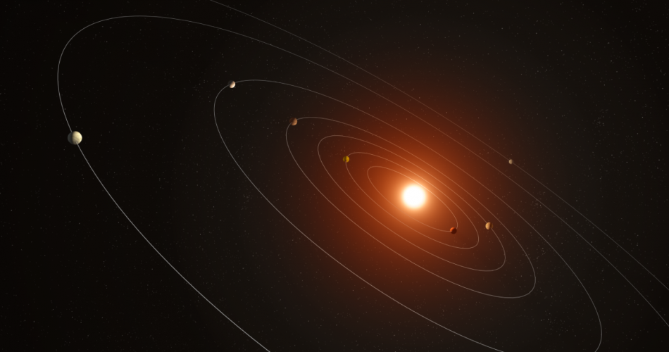 Annuncio straordinario: scoperti 7 pianeti intorno ad una stella simile al Sole  --- (Fonte immagine: https://www.passioneastronomia.it/wp-content/uploads/2023/11/BeFunky-collage-2023-11-03T083209.717-950x500.png)