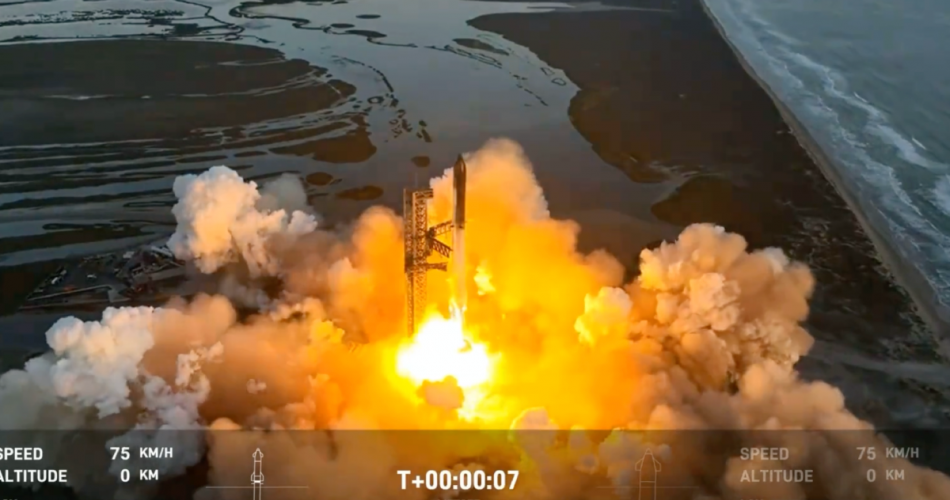 Starship è partita! Guarda il video del razzo più potente al mondo di SpaceX (poi esploso)  