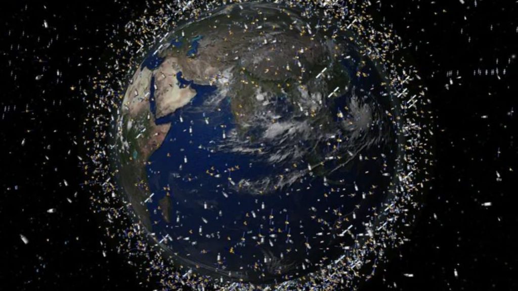 This is what an Earth completely surrounded by space junk would look like, on video