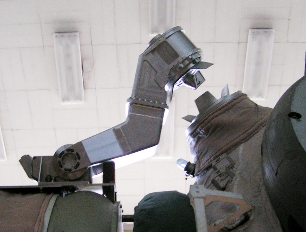 Il braccio robotizzato russo Lyappa. Credito: Roscosmos
