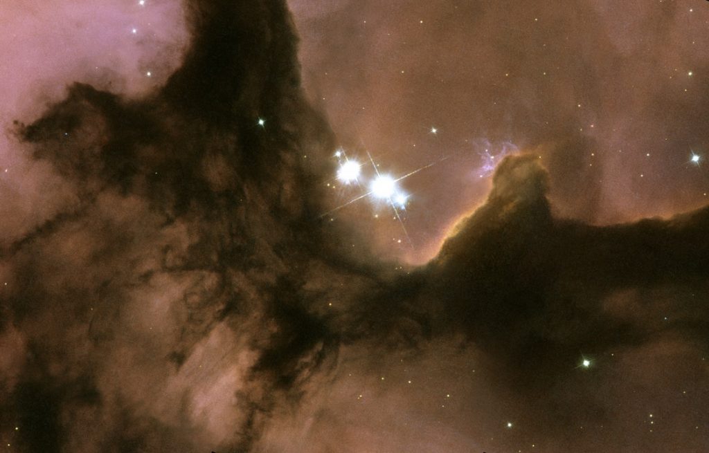 The heart of the Triffid Nebula imaged by Hubble [FOTO]