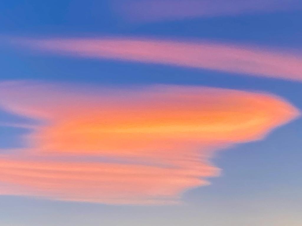 Eccezionali nubi iridescenti molto sature riprese da Monica Trevisani il 22 dicembre 2023