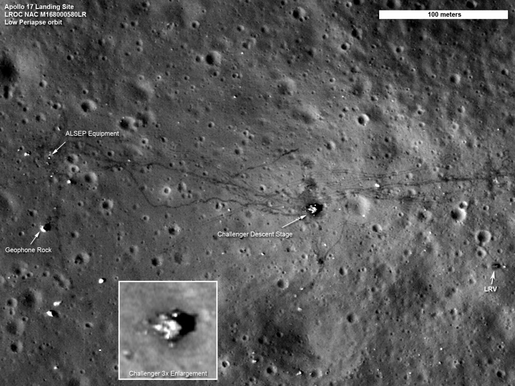 Luna uomo Apollo 17
