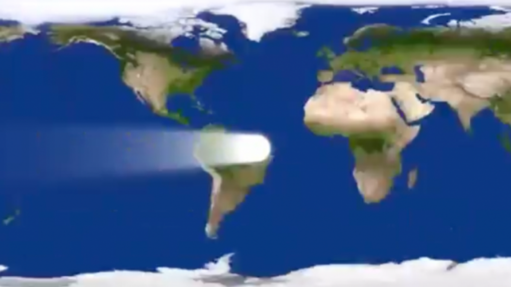What does the speed of light look like on Earth?  Watch the video for Goosebumps!