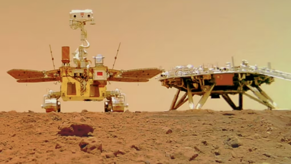 Il rover cinese Zhurong su Marte