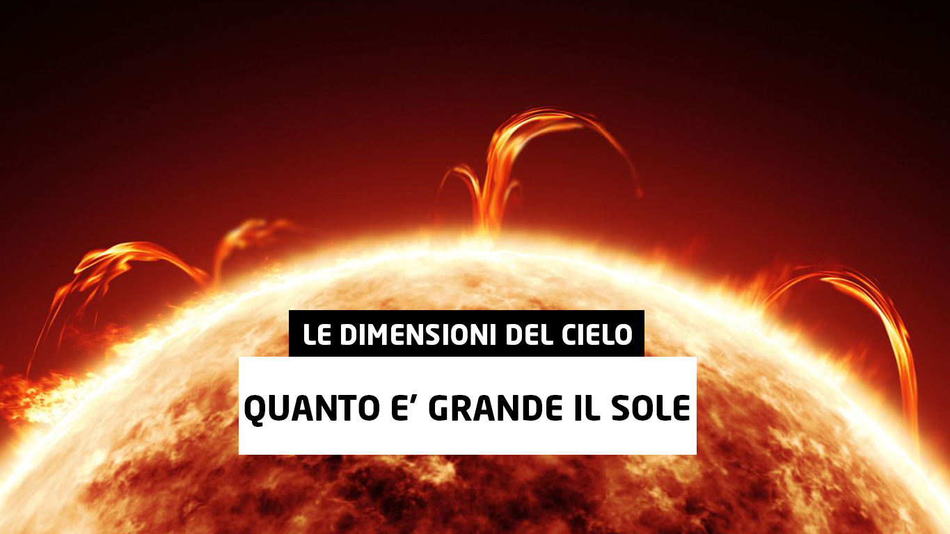 Quanto è grande il Sole? Passione Astronomia Quanto è grande il Sole? Passione Astronomia