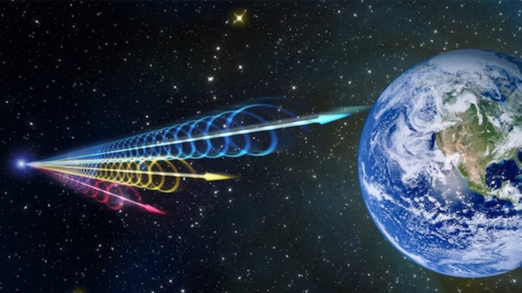 An 8 billionyearold radio signal from deep space has been detected on