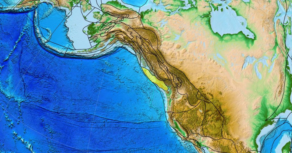 Ecco il Wrangellia meridionale, noto anche come Wrangell