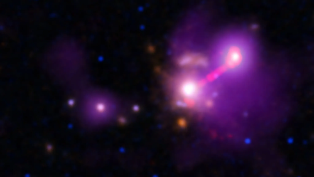 Discovery of a monster galaxy 9.2 billion light-years from Earth!  Image