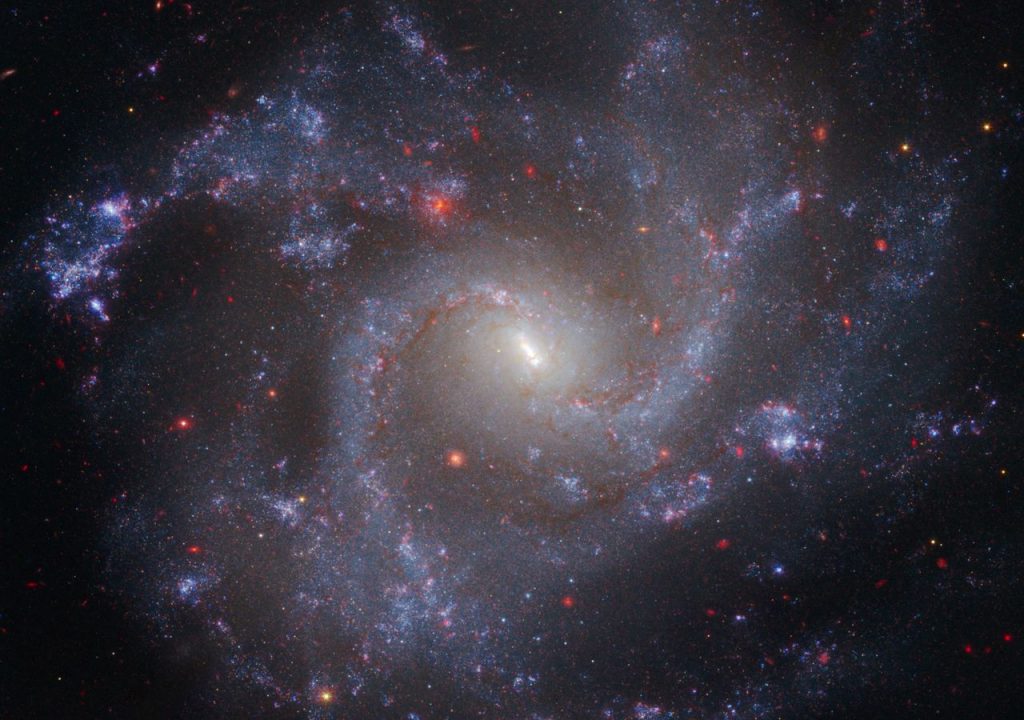 NGC 5468 galaxy and stars