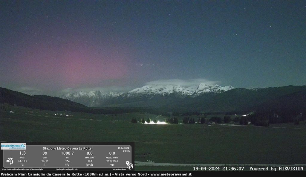 Avvistata aurora boreale in Italia, guarda le straordinarie foto Passione Astronomia
