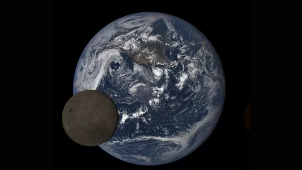 Moon and Earth photographed from 1.5 million kilometers away: Watch NASA's stunning video