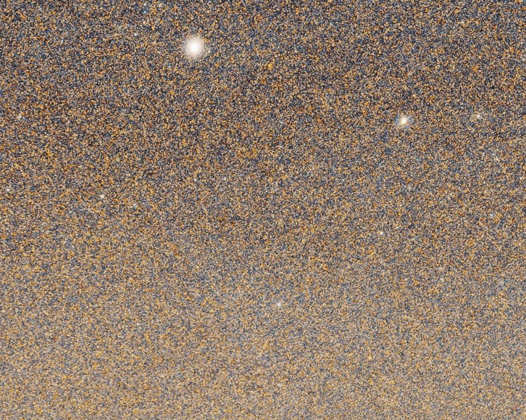 La porzione della galassia di Andromeda